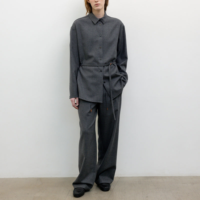 Le 17 septembre - Chemise Oversized Belted - Gris