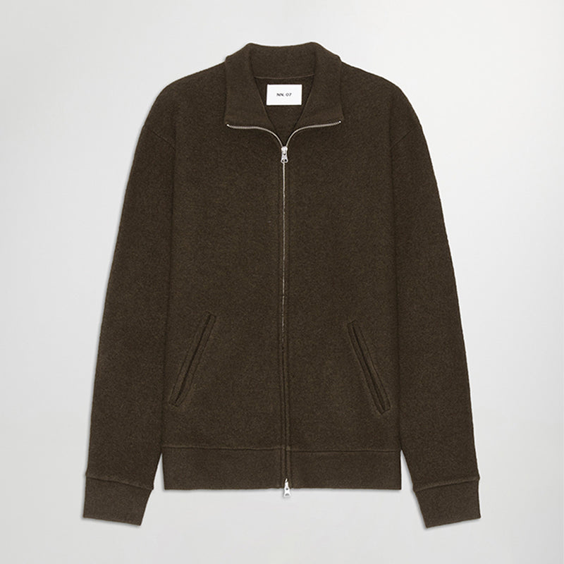 NN07 - Veste Boiled Full Zip - Demitasse