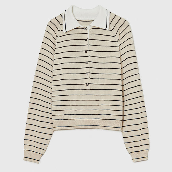 Cordera - Polo Striped - Bleu