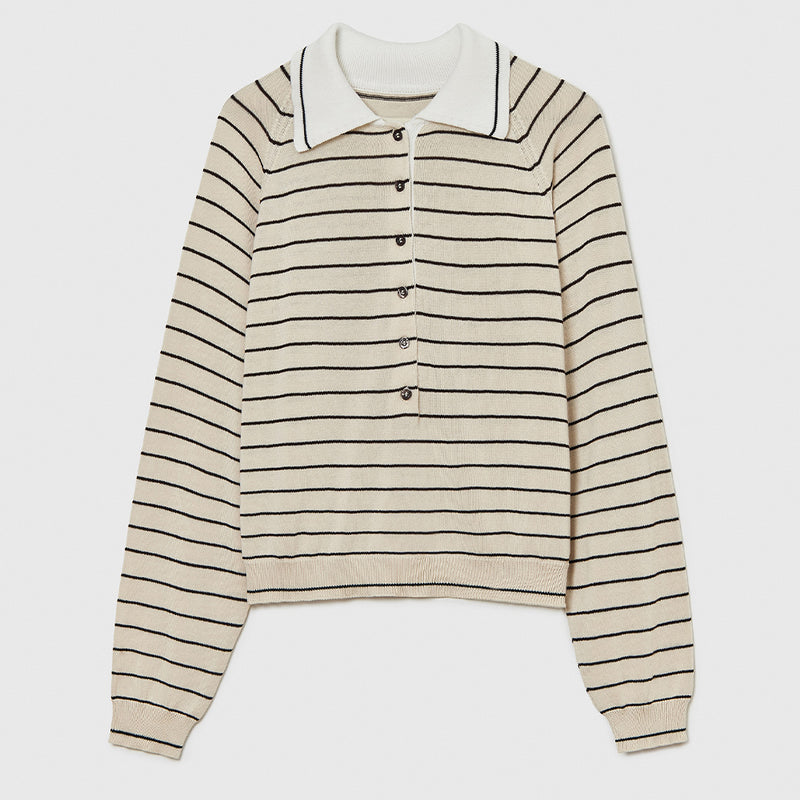 Cordera - Polo Striped - Bleu