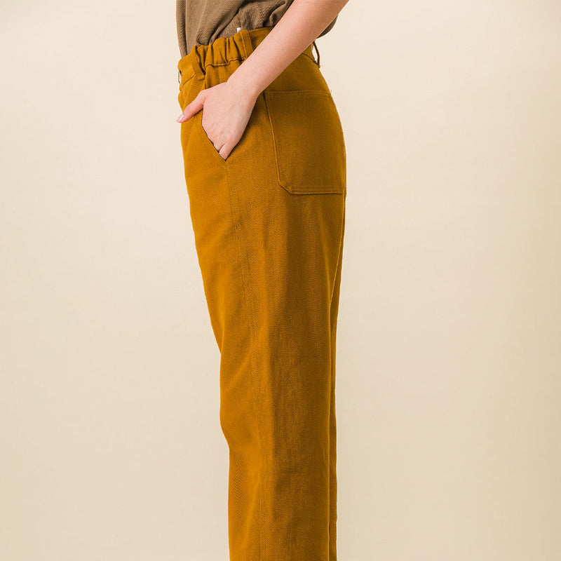 SIXSŒURS - Pantalon Jodie - Ocre