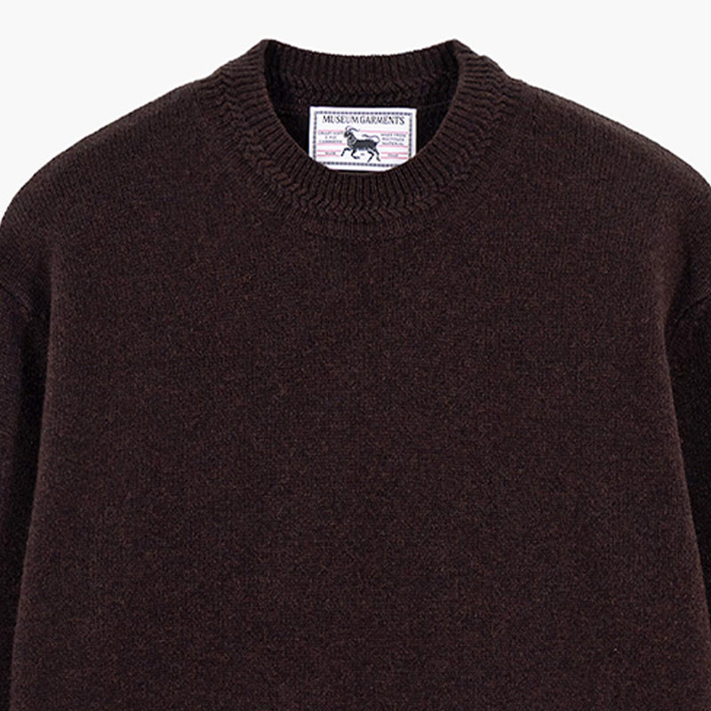 Museum Garments - Maille Boxy - Marron Foncé