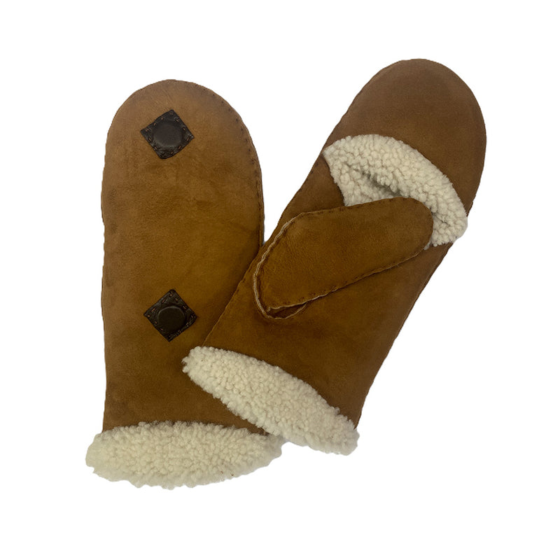 Milona - Moufles Mouton Rabat/Clip - Tan