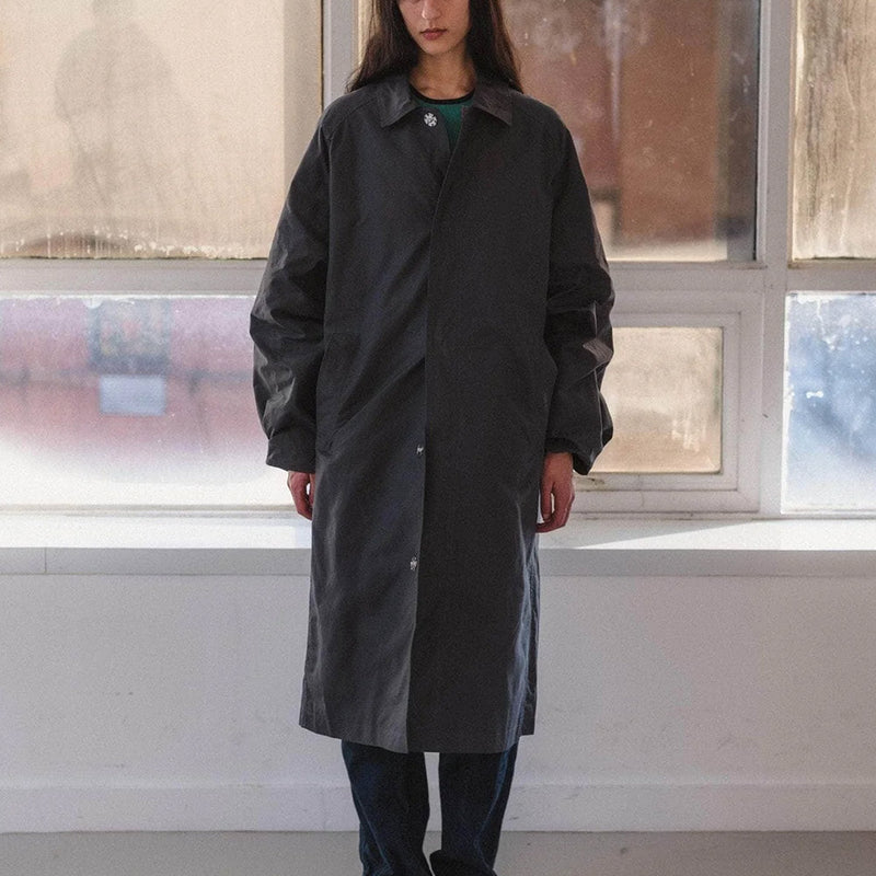 Baserange - Manteau Long Even - Noir