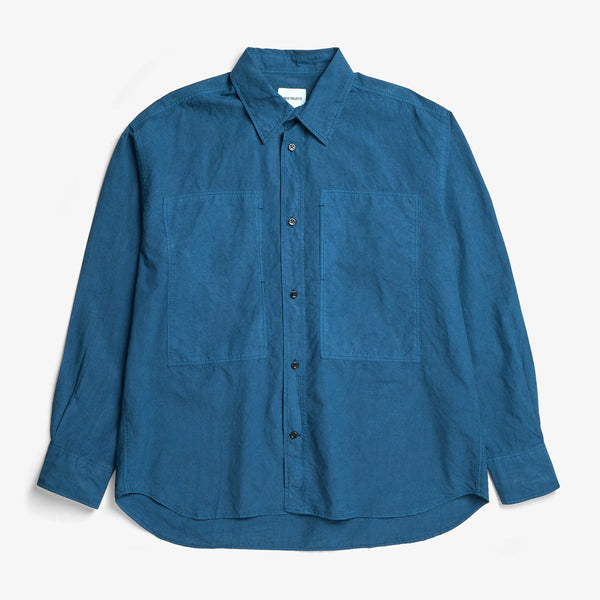 Norse Projects - Chemise Ole Fatigue - Bleu Estate