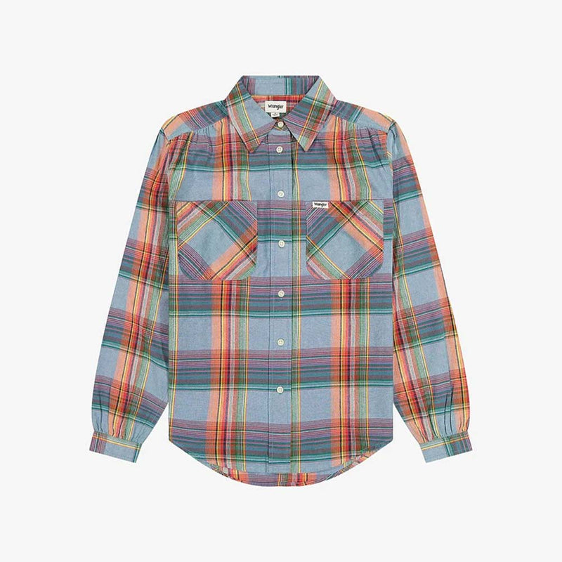 Wrangler - Chemise Western - Bleu