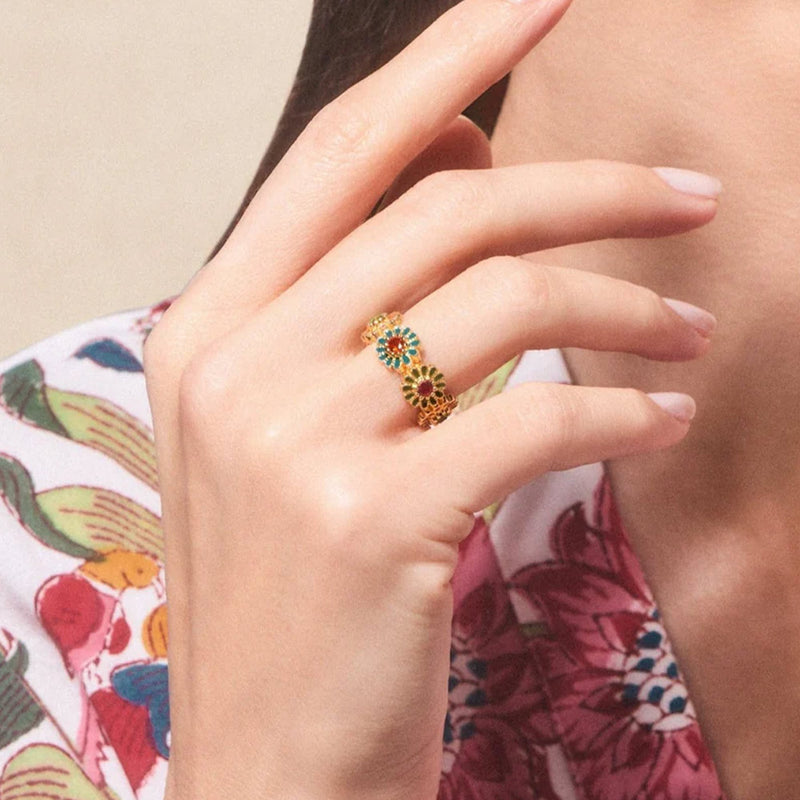 Tityaravy - Bague Sai 7 Bolywood - Multicolore