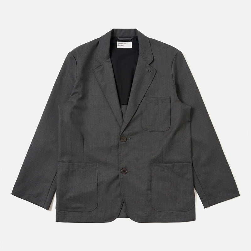 Universal Works - Veste Two Button - Charbon