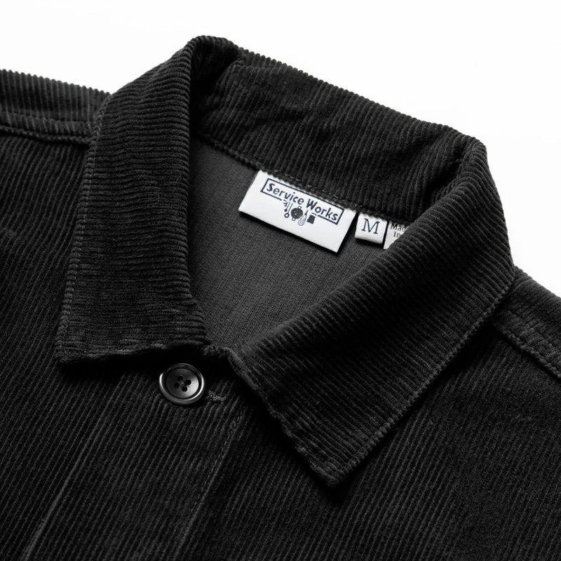 Service Works - Chemise Travail Velours - Noir