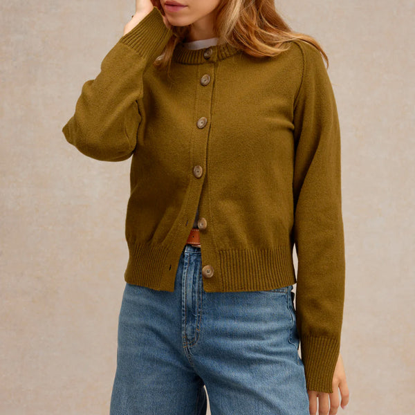 Le Minor - Cardigan - Olive