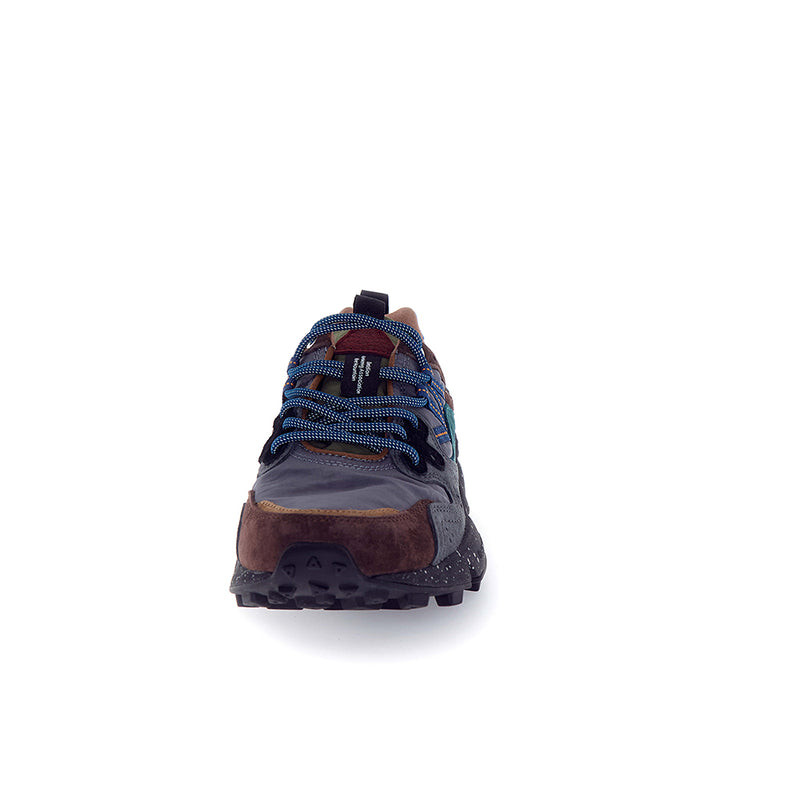 Flower Mountain - Baskets Yamano3 Uni Suede Nylon - Noir grisé