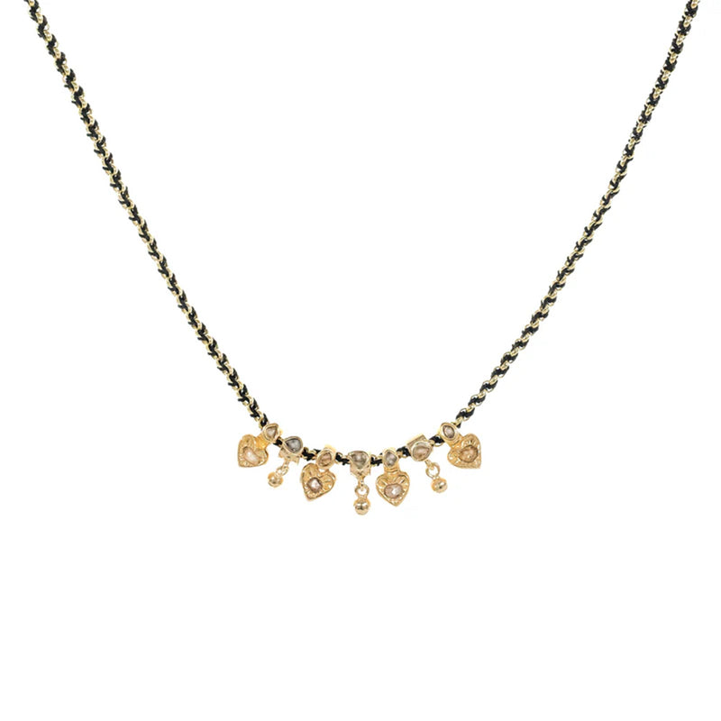 Marie Laure Chamorel - Collier n°902 - Gold Black