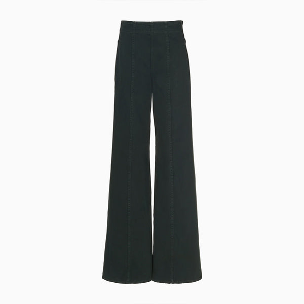 Ulla Johnson - Jeans The Bianca Wide Leg - Vert Hunter