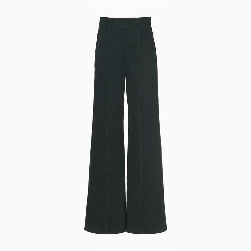 Ulla Johnson - Jeans The Bianca Wide Leg - Vert Hunter