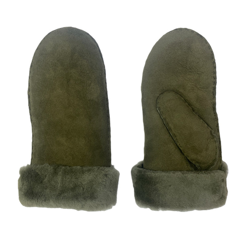 Milona - Moufles Mouton  - Vert Loden