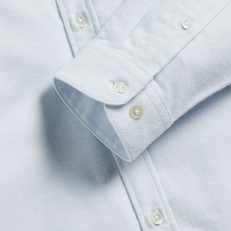 Portuguese Flannel - Chemise Brushed Oxford - Bleu clair