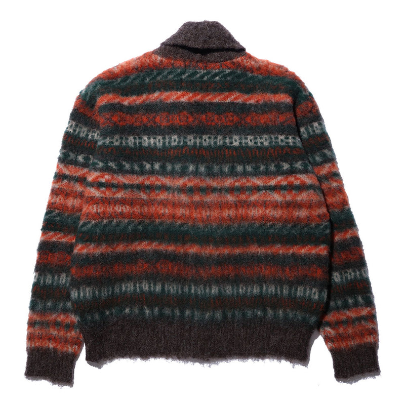 Beams Plus - Cardigan col châle Shaggy - Marron
