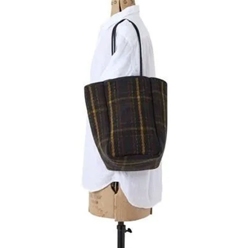 Amiacalva - Sac Cabas en Coton huilé - Tissu écossais