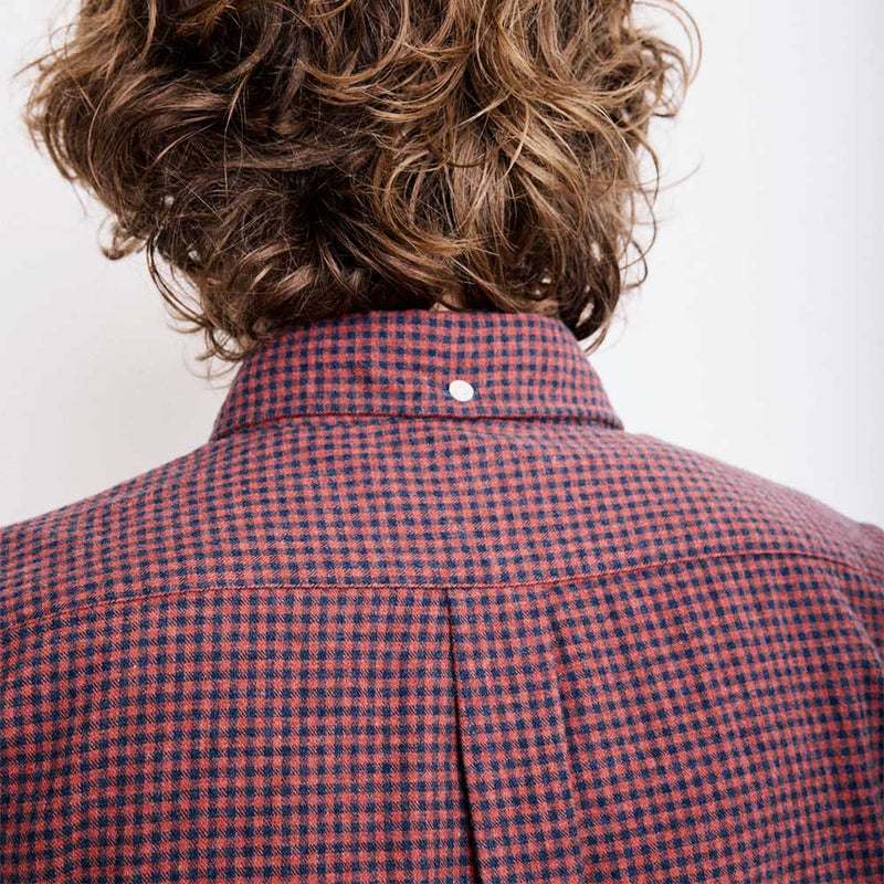 Hartford - Chemise Pitt Flanelle - Rouge et Bleu