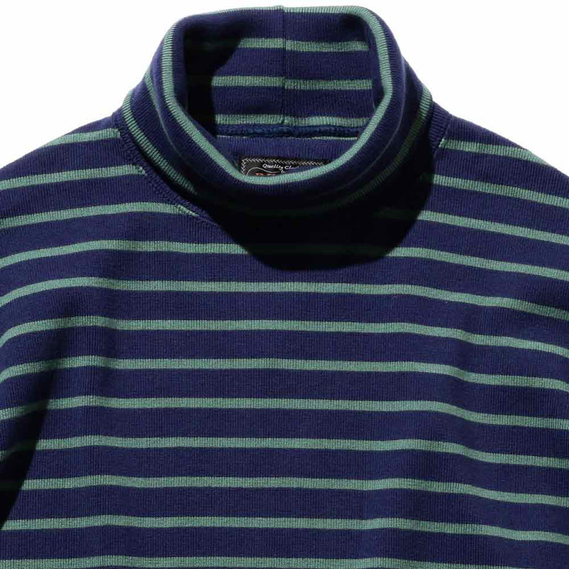 Beams Plus - T-shirt Fraise Stripe - Marine