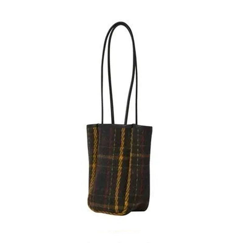 Amiacalva - Sac Cabas en Coton huilé - Tissu écossais