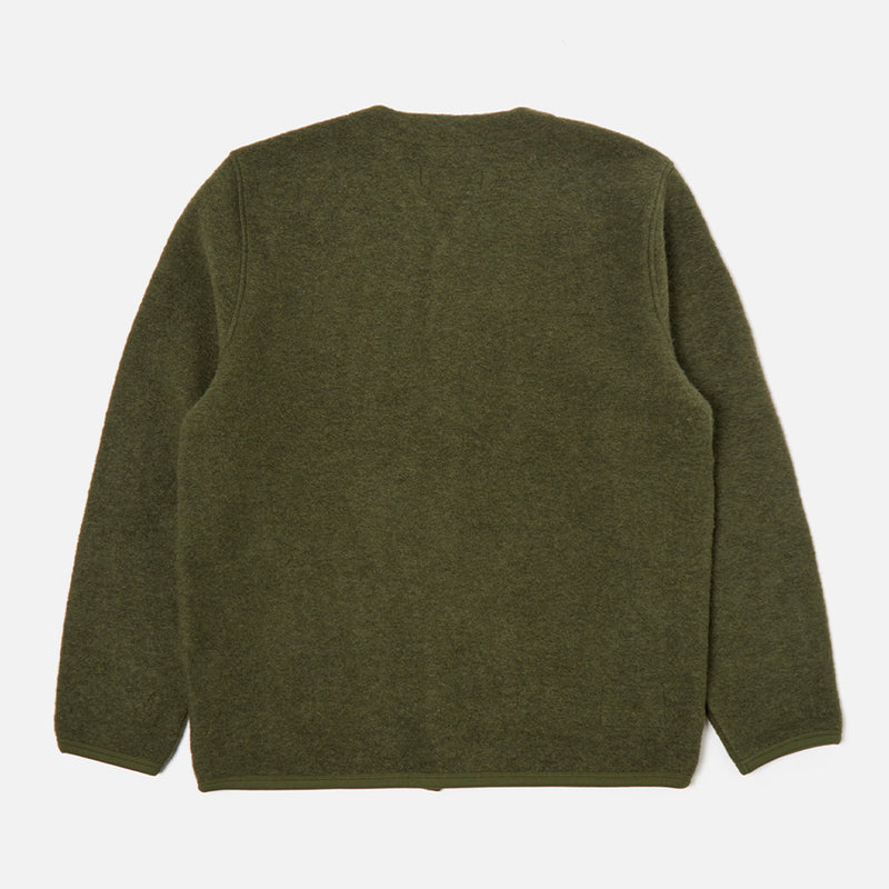 Universal Works - Cardigan à poches - Olive