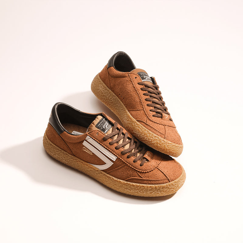 Purrai - Baskets 1.01 Vintage Microsuede - Sigaro
