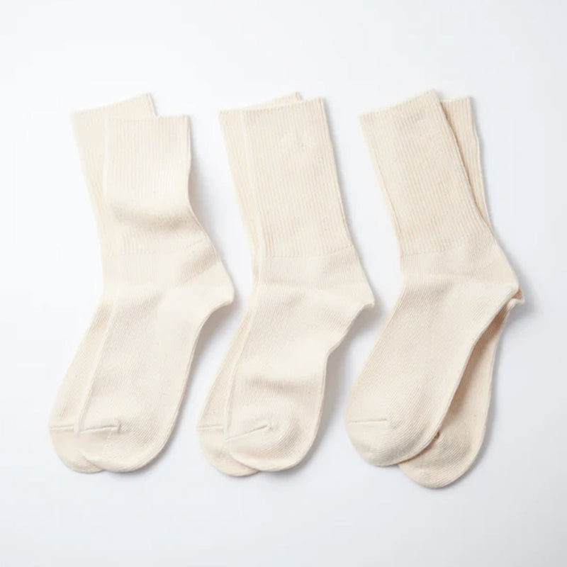 Rototo - Pack 3 chaussettes - Ecru