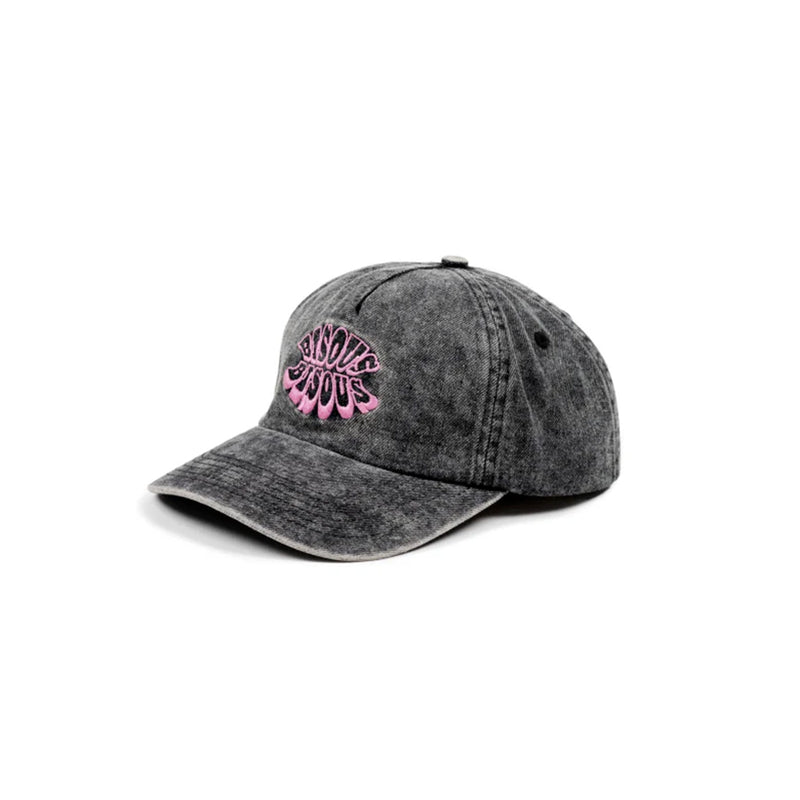 Bisous Skateboard - Casquette Lips - Noir Bleach