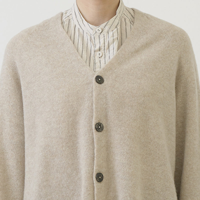 Pas de Calais -  Cardigan Laine Fine - Beige