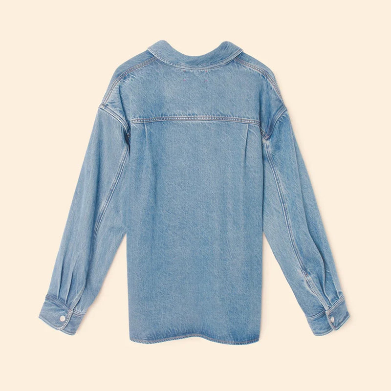 Xirena - Chemise Gia - Bleu Denim