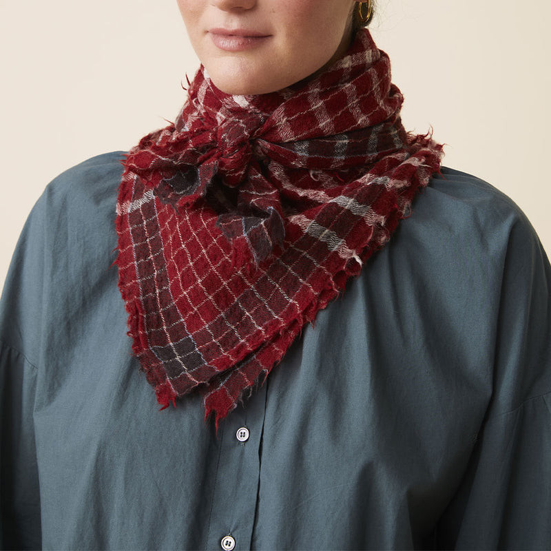 Moismont - Foulard n°744 - Red Wine