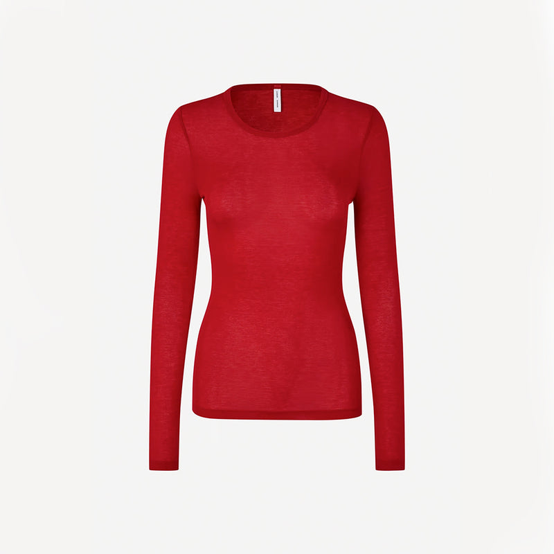 Samsoe Samsoe - T Shirt Sadou - Haute Red