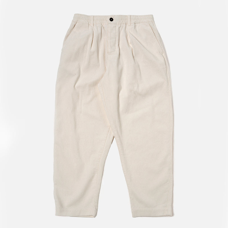 Universal Works - Pantalon Track Pleated - Ecru
