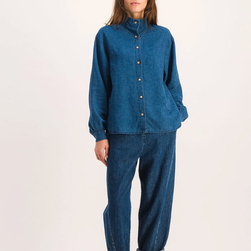 Sixsoeurs - Chemise Nouka - Bleu Indigo
