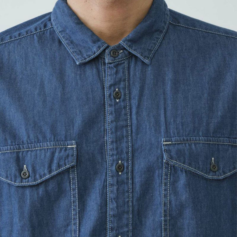 Sage de Cret - Chemise Travail Denim - Bleu