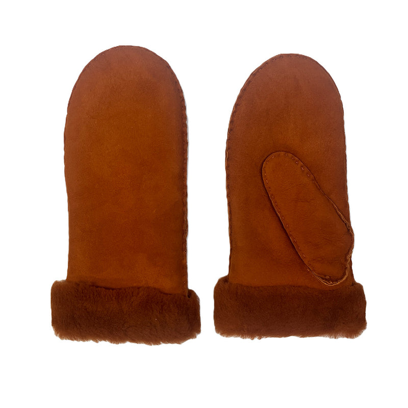 Milona - Moufles Mouton  - Orange Persia