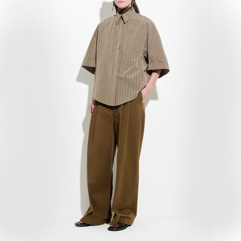 Christian Wijnants - Chemise Tialle - Olive & Marine