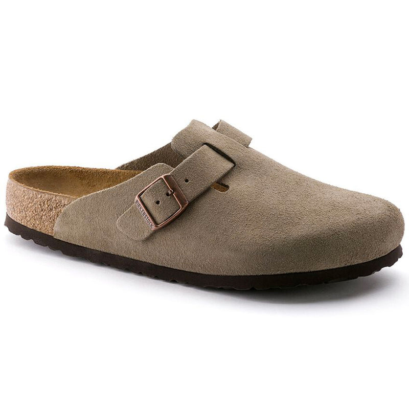 Birkenstock - Sabots Boston - Lit de pied souple - Taupe