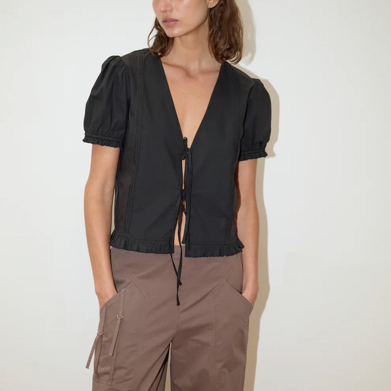 Deiji Studio - Top Pintuck - Noir