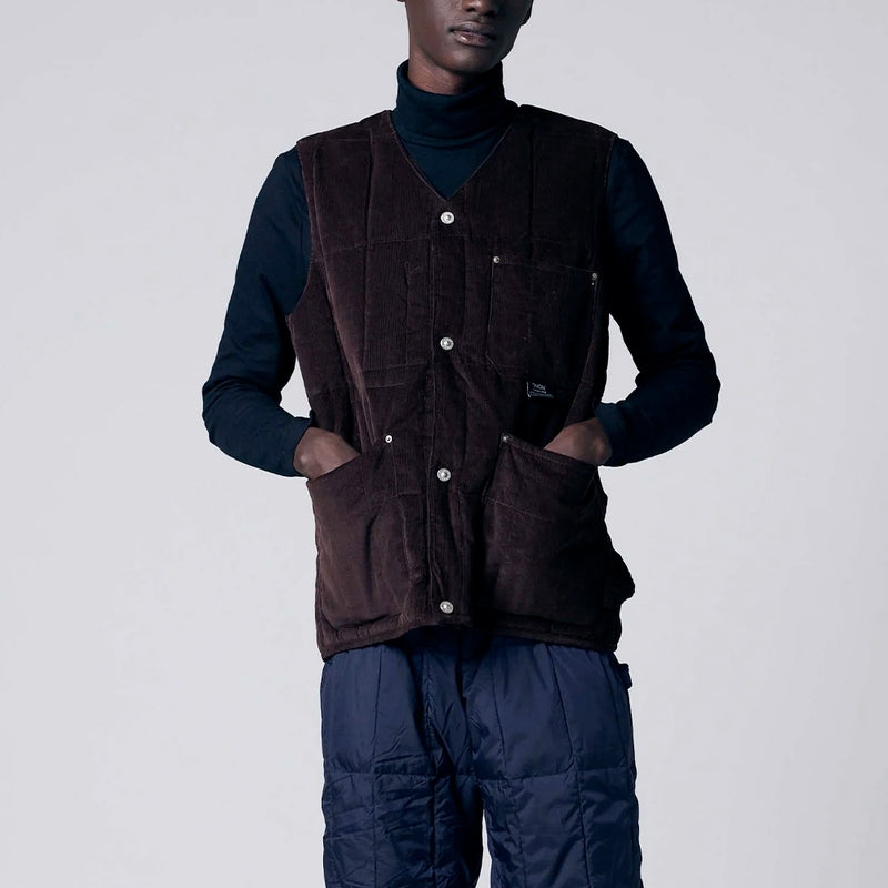Taion - Veste Corduroy Work V - D Brown