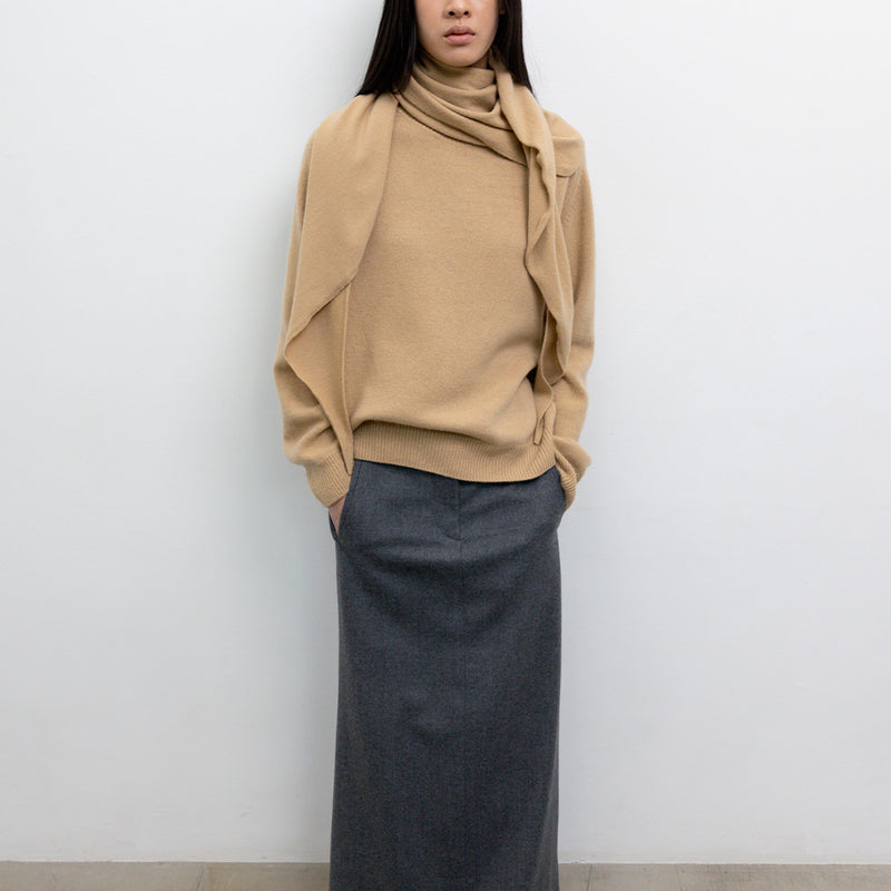 Le 17 septembre - Pull Cashmere Raglan - Camel