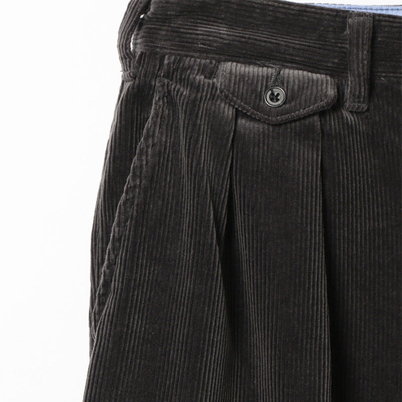 Beams Plus - Pantalon en velours côtelé - Charbon