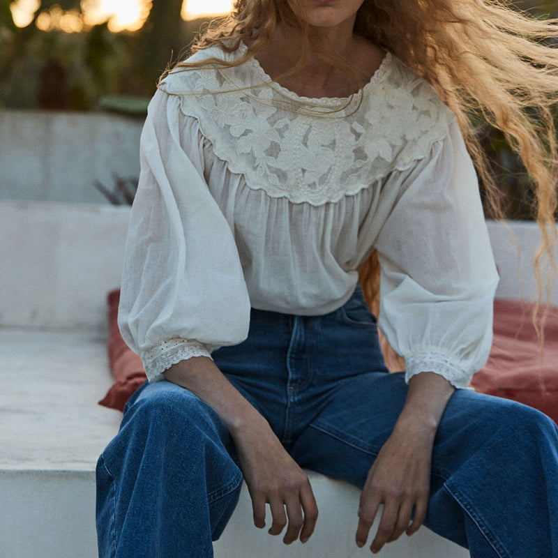 Faune - Blouse Pearl - Blanc