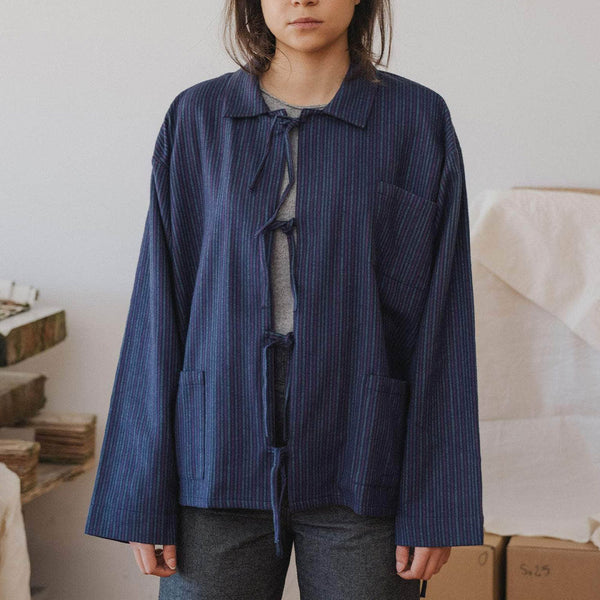 Baserange - Chemise Limber - Purple Stripe