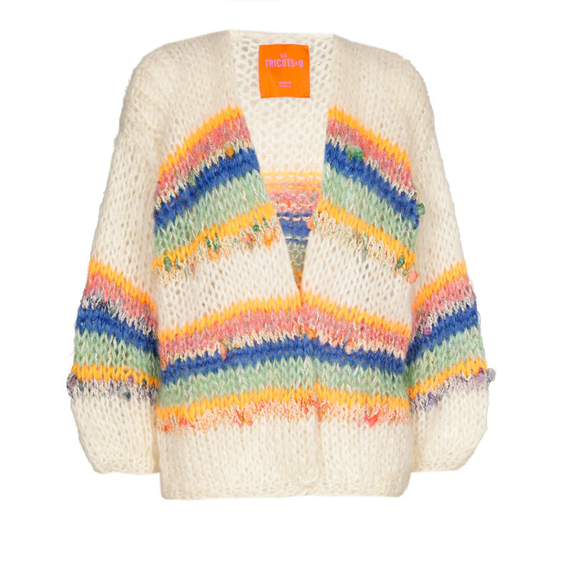 Les Tricots D'o - Cardigan Eloise - Blanc cassé