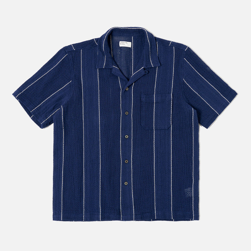 Universal Works - Chemise Road - Bleu Foncée