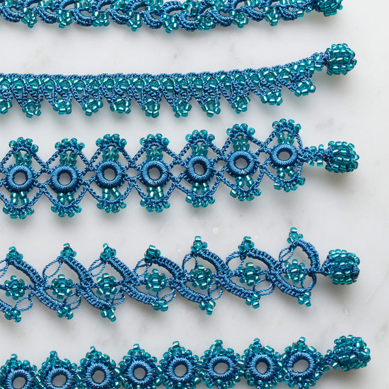 Ottomania - Bracelet crochet Daisy - Turquoise