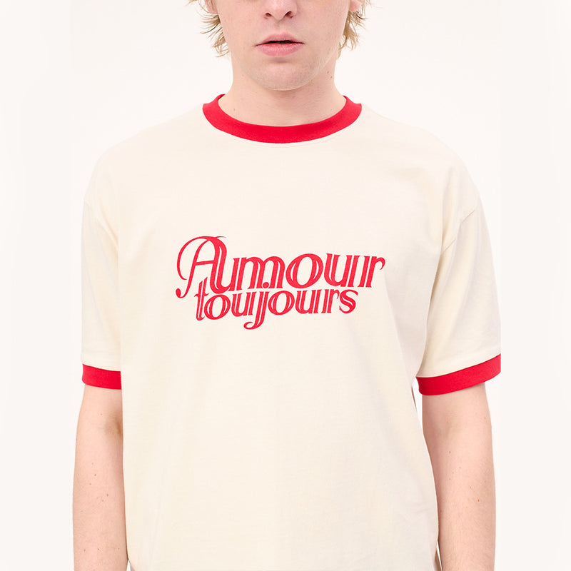 Carne Bollente - T Shirt Even More Amour - Blanc Cassé