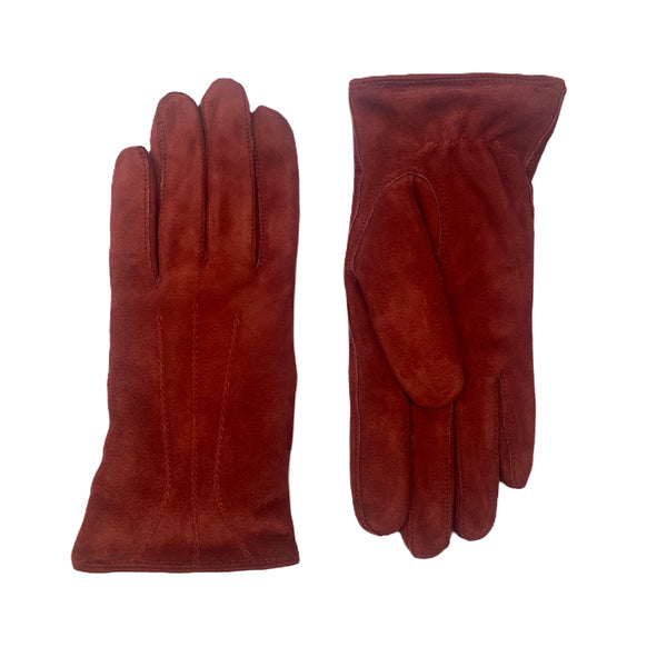 Milona - Gants Agneau Suède - Rouge